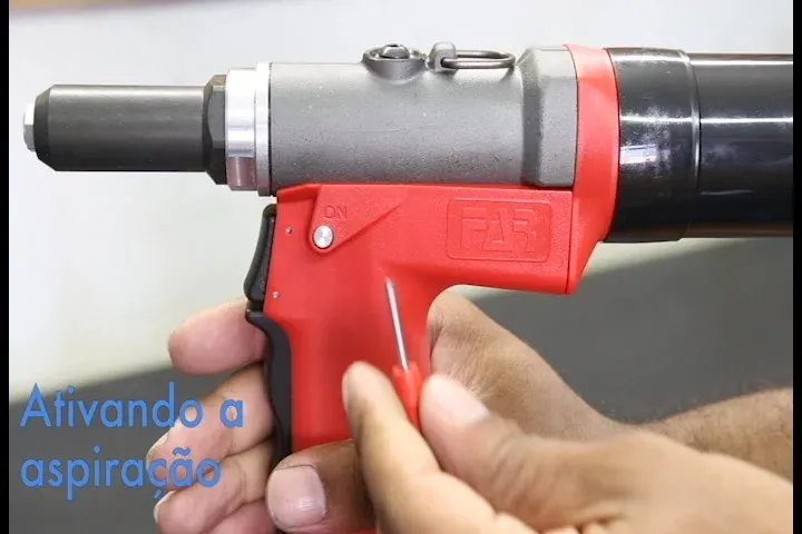 OR-181, ativando a aspiração do mandril